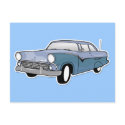 1959 retro bue postcards