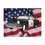 1959 retro state Police Post Cards