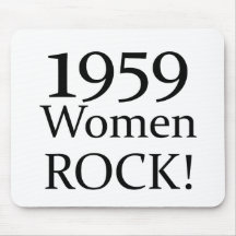1959 Women Rock! Mousepads