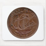 1960 British ha'penny mousepad