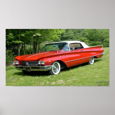 1960 Buick LeSabre Convertible Print by AACAGallery