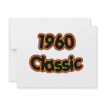 1960 Classic invitations