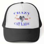 1960 Crazy Cat Lady Mesh Hats