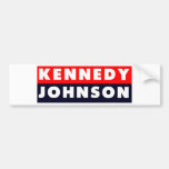 1960 Kennedy Johnson Bumper Sticker