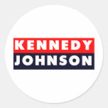 1960 Kennedy Johnson Bumper Sticker