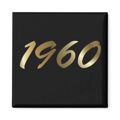 1960 FRIDGE MAGNET by JustParties