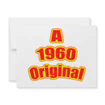 1960 Original Red Custom Invite