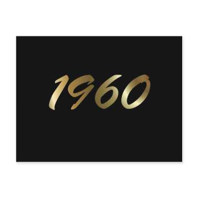 1960 POST CARD by JustParties