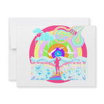 1960's Hippy Style Art invitations