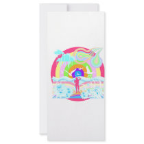 1960's Hippy Style Art Personalized Rack Card