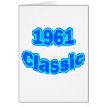 1961 Classic Blue Greeting Cards