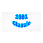 1961 Classic Blue Customized Photo Card