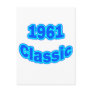 1961 Classic Blue Postcards