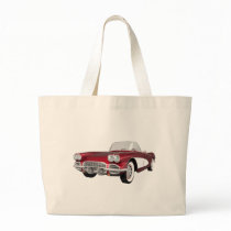 1961 Corvette C1: Candy Apple Finish: Canvas Bag