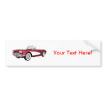 1961 Corvette C1: Candy Apple Finish: bumper stickers