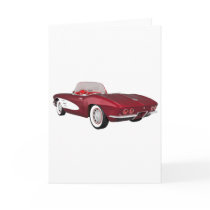 1961 Corvette C1: Candy Apple Finish: