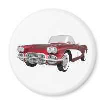 1961 Corvette C1: Candy Apple Finish: