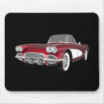 1961 Corvette C1: Candy Apple Finish: Mousepad