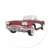 1961 Corvette C1: Candy Apple Finish: