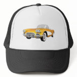 1961 Corvette C1: Yellow Finish: Hats