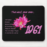 1961 Hit Songs - The Best Year Ever mousepads