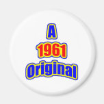 1961 Original Bl Red Refrigerator Magnets