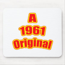 1961 Original Red Mousemat