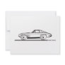 1963 Corvette Sting Ray Split Window Coupe Custom Invitations