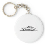 1963 Corvette Sting Ray Split Window Coupe Key Chain