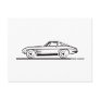 1963 Corvette Sting Ray Split Window Coupe Postcard