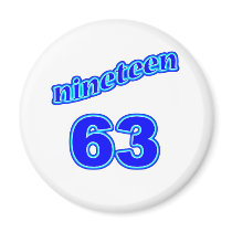 1963 Nineteen 63 Magnet