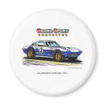 1963 Roger Penske Coupe racing Grand Sport Fridge Magnets