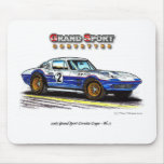 1963 Roger Penske Coupe racing Grand Sport Mousepad