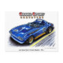 1963 Roger Penske Grand Sport Corvette Roadster Postcard