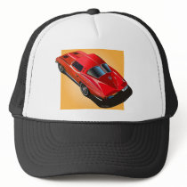 1963 Split Window Red Yellow Box Hats