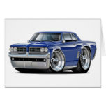 1964 GTO Dk Blue Car Cards
