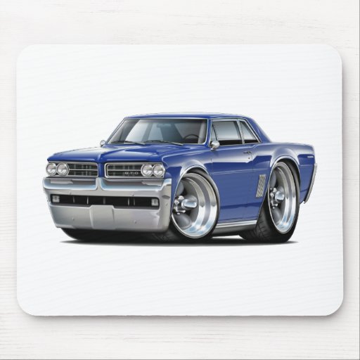 1964 GTO Dk Blue Car Mousepads