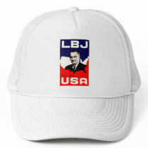 1964 LBJ for the USA Mesh Hats