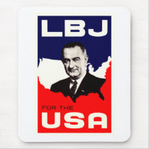 1964 LBJ for the USA Mouse Pad
