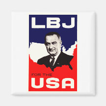 1964 LBJ for the USA Refrigerator Magnets