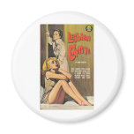 1964 lesbian captive refrigerator magnet