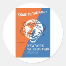 1964 New York World Fair Stickers