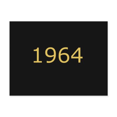 1964 POST CARD by JustParties