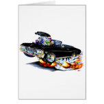 1965-66 Impala Black Convertible Greeting Card