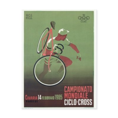 1965 Ciclo-cross Poster by JustProducts