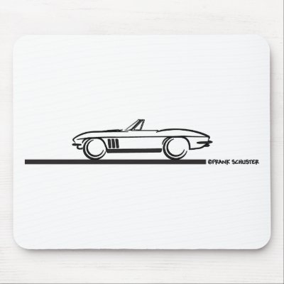 1965 Corvette Convertible Mousepad by frengi