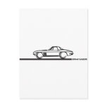 1965 Corvette Stingray Hardtop BLK Postcard
