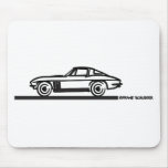 1965 Corvette Stingray Split Blk mousepads