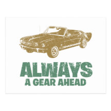 1965 Ford Mustang Convertible Postcard