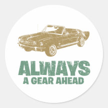 1965 Ford Mustang Convertible Stickers